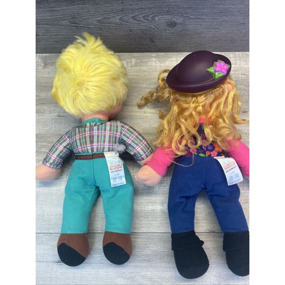 Puzzle Place Plush Dolls Fisher Price Ben Jody Vintage 90s Lot of 2 - Picture 6 of 11
